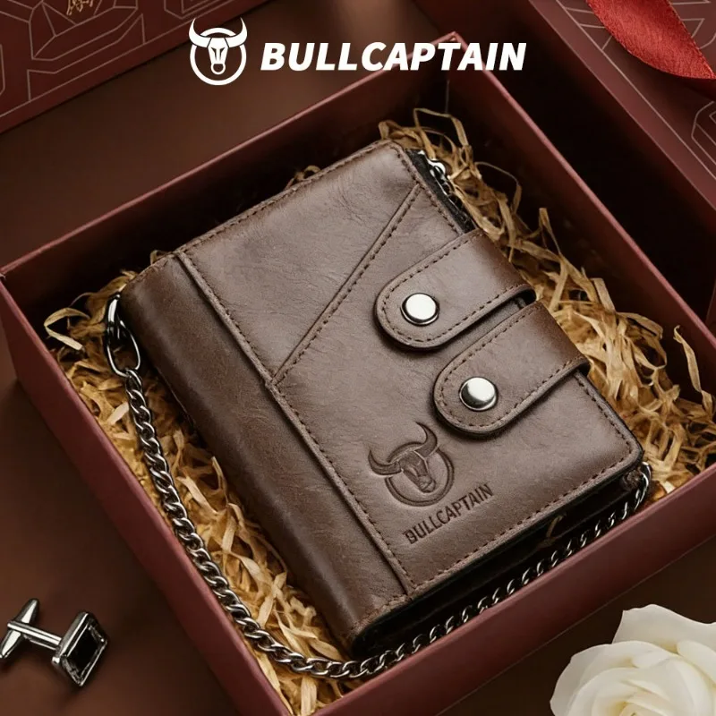 Men Retro Genuine Leather Trifold Wallet, Anti-theft Swipe Protection,Zipper Design, Premium Top Layer Cowhide Casual Money Clip
Men Retro Genuine Leather Trifold Wallet, Anti-theft Swipe Protection,Zipper Design, Premium Top Layer Cowhide Casual Money Clip