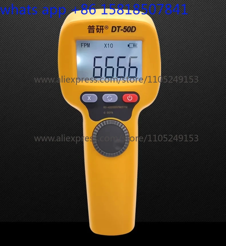 LED Stroboscope Handheld Motor Speed Tester High Precision DT-50D Motor Speed Stroboscope
LED Stroboscope Handheld Motor Speed Tester High Precision DT-50D Motor Speed Stroboscope