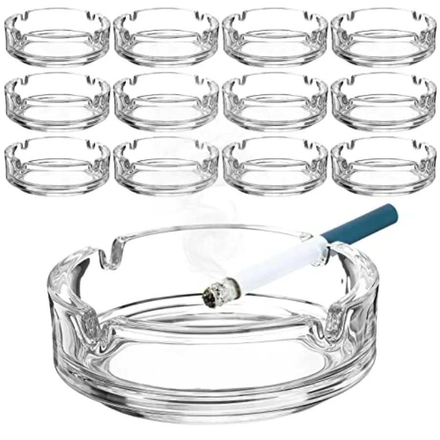 12 Pcs Glass Ashtrays Bulk for Cigarette Cigar Crystal Ashtray Large Home Round Glass Ashtray Office Decor Outdoor Indoor Use f
12 Pcs Glass Ashtrays Bulk for Cigarette Cigar Crystal Ashtray Large Home Round Glass Ashtray Office Decor Outdoor Indoor Use f