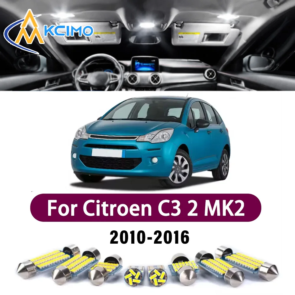 New Canbus Number Plate Bulb For Citroen C3 2 MK2 2010-2016 Premium Reading Bright Interior Safer Error-Free Mirror LED Lights
New Canbus Number Plate Bulb For Citroen C3 2 MK2 2010-2016 Premium Reading Bright Interior Safer Error-Free Mirror LED Lights