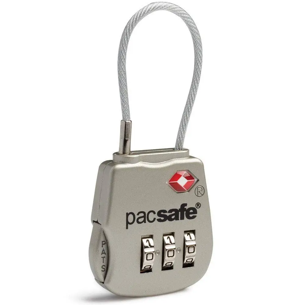 Prosafe 800 TSA Accepted 3-Dial Cable Lock, Silver
Prosafe 800 TSA Accepted 3-Dial Cable Lock, Silver