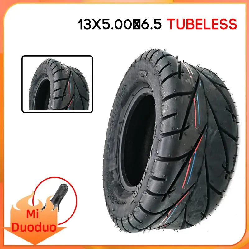 High Quality 13 Inch Go-Kart 13x5.00-6.5 Tubeless Tyre Vacuum Tire for Motorcycle FLJ K6 Electric Scooter Wheel Accessories
High Quality 13 Inch Go-Kart 13x5.00-6.5 Tubeless Tyre Vacuum Tire for Motorcycle FLJ K6 Electric Scooter Wheel Accessories