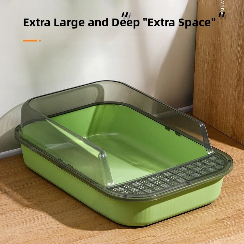 Extra Large Semi-Enclosed Litter Box Anti-Spla Toilet Sand Tray Poop Container Supplies Pet Supplies
Extra Large Semi-Enclosed Litter Box Anti-Spla Toilet Sand Tray Poop Container Supplies Pet Supplies