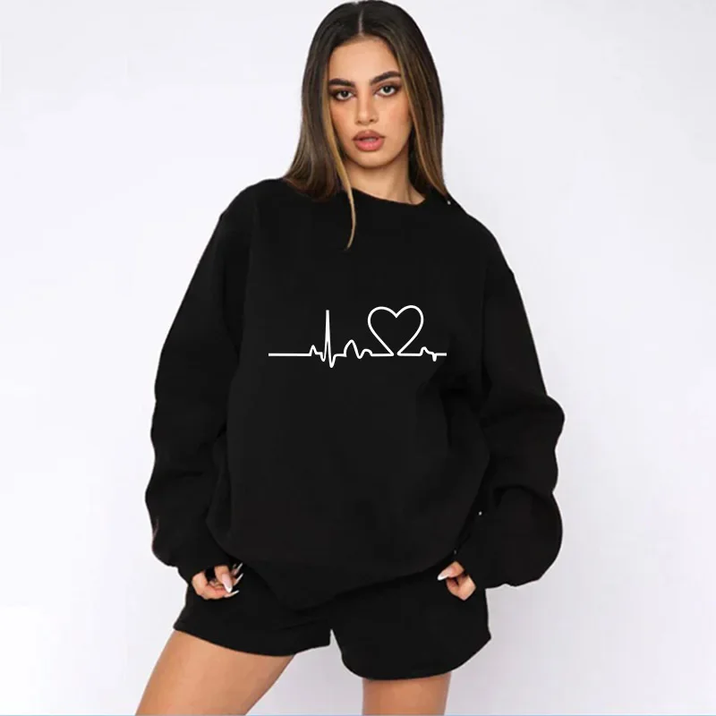 Womens Loose Sweatshirt Casual Fashion Printing Simplicity Tracksuit Daily 2025 Hot Sales Street Sport Comfortable Tops Clothing
Womens Loose Sweatshirt Casual Fashion Printing Simplicity Tracksuit Daily 2025 Hot Sales Street Sport Comfortable Tops Clothing