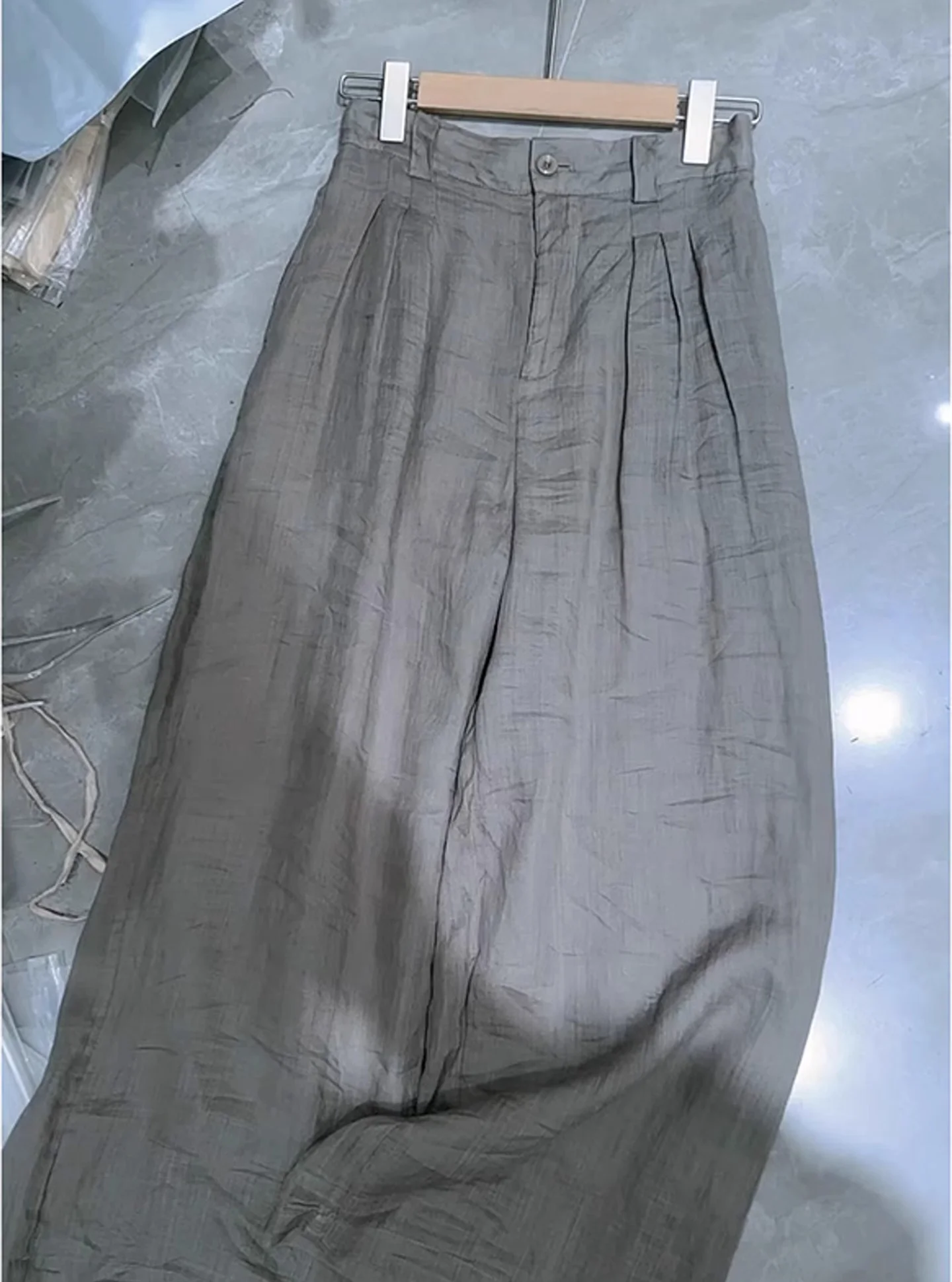 Утягивающие повседневные брюки с высокой талией, легкие хлопковые льняные брюки, женские летние свободные прямые брюки Street Sle
Утягивающие повседневные брюки с высокой талией, легкие хлопковые льняные брюки, женские летние свободные прямые брюки Street Sle