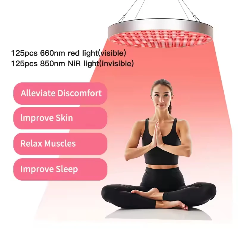 Red LED beauty lamp panel - Pain relief treatment for the body - 660 nanometers - Whole body and face - Anti-aging - Red light
Red LED beauty lamp panel - Pain relief treatment for the body - 660 nanometers - Whole body and face - Anti-aging - Red light