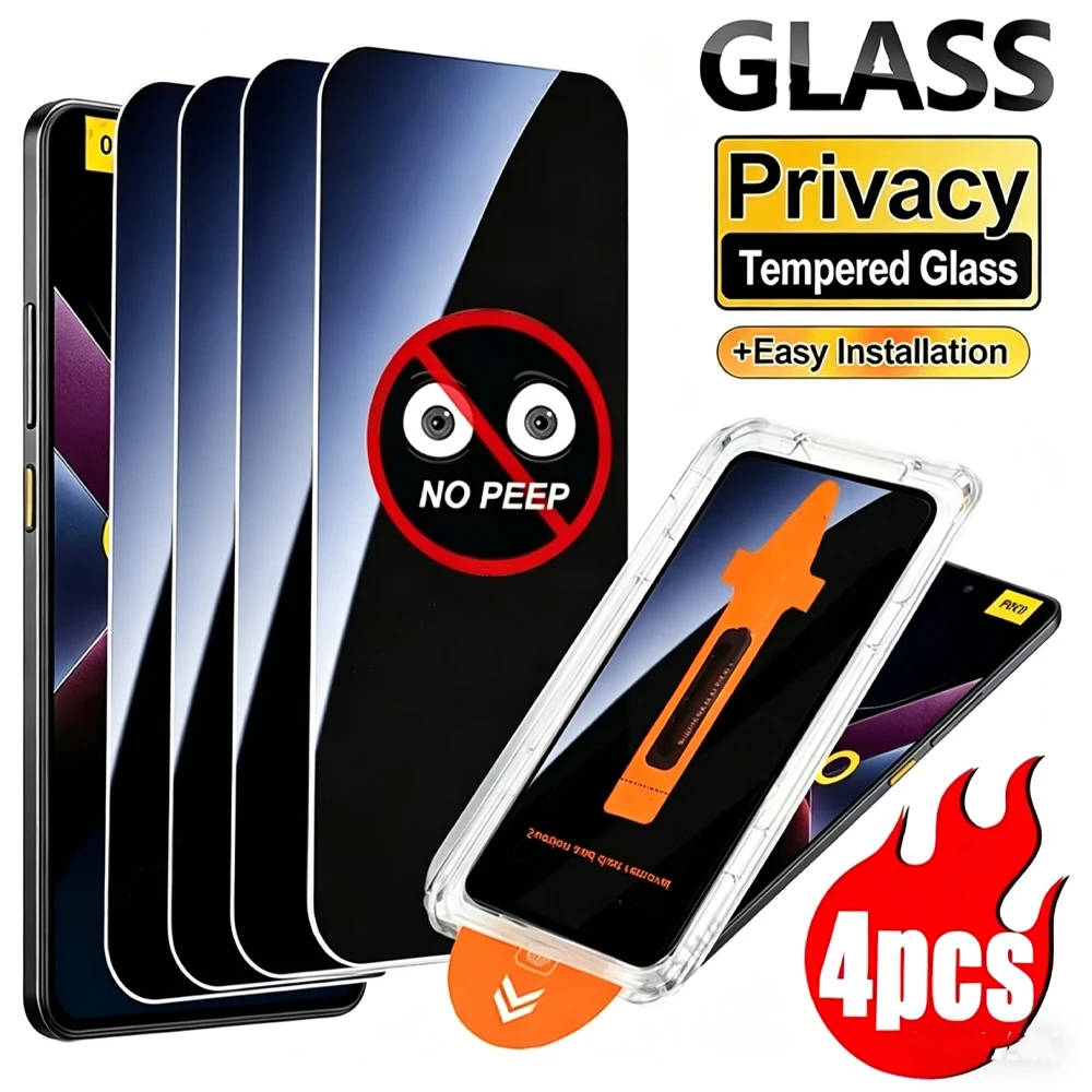 1-4pcs For Xiaomi Poco X8 Pro Max For Xiaomi Poco X8 Pro For Poco F8 Ultra For F8 Pro Privacy Tempered Glass Fingerprint Unlock
1-4pcs For Xiaomi Poco X8 Pro Max For Xiaomi Poco X8 Pro For Poco F8 Ultra For F8 Pro Privacy Tempered Glass Fingerprint Unlock