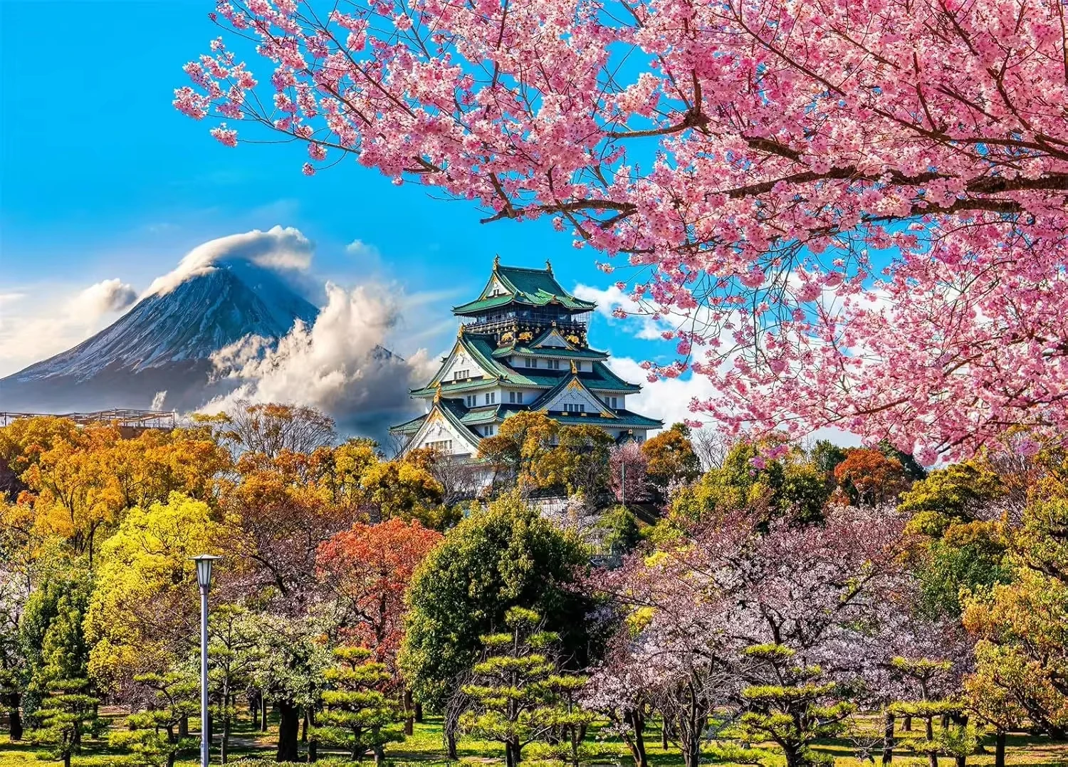 1000/500/1200/20000 Piece Paper Jigsaw Puzzle of Adult in Cherry Blossoms Landscape Puzzles Games Family Fun Toy Game Night Gift
1000/500/1200/20000 Piece Paper Jigsaw Puzzle of Adult in Cherry Blossoms Landscape Puzzles Games Family Fun Toy Game Night Gift