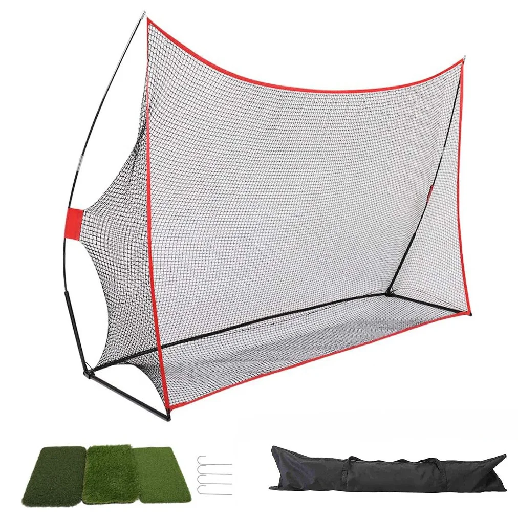 10 X 7ft Portable Golf Hitting Net Glof Practice Chipping Net and Foldable Golf Mat
10 X 7ft Portable Golf Hitting Net Glof Practice Chipping Net and Foldable Golf Mat
