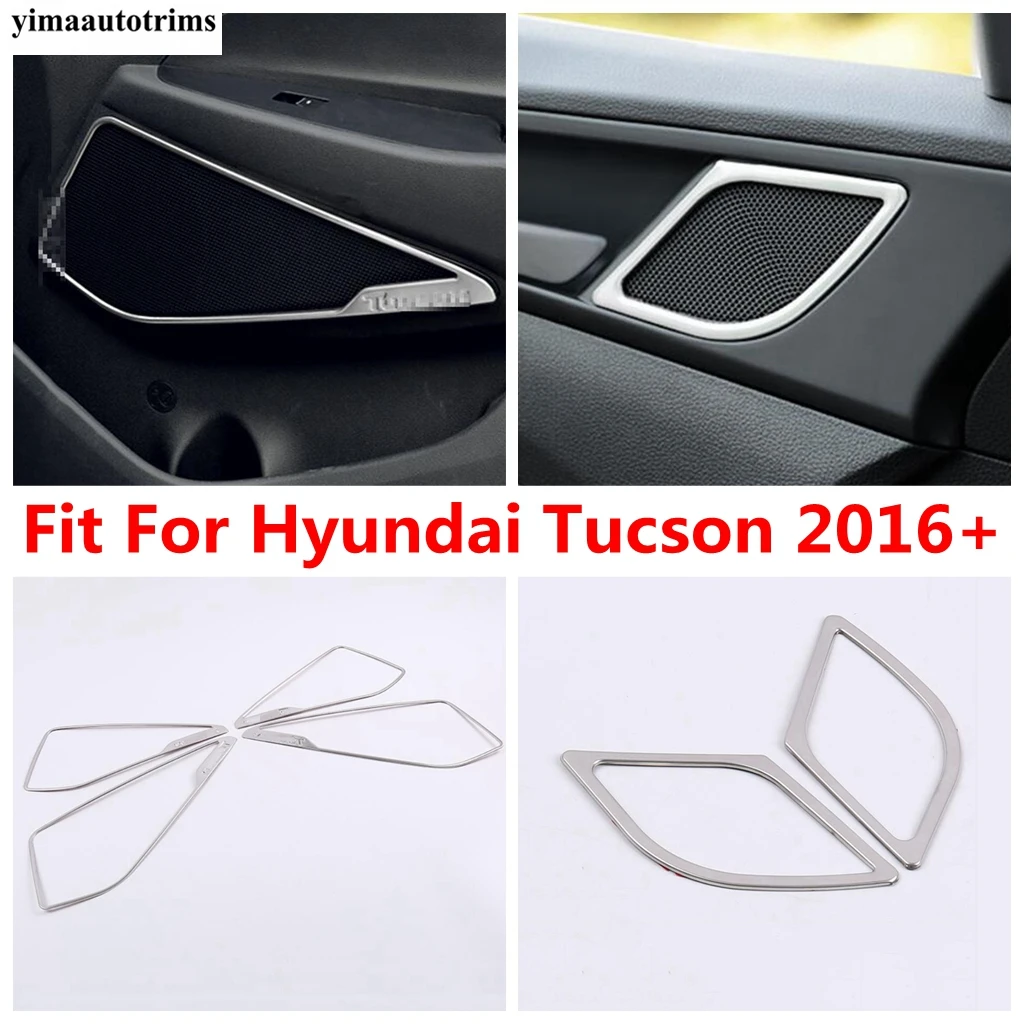 Stainless Steel Car Door Speaker Audio Sound Frame Cover Trim For Hyundai Tucson 2016 2017 2018 2019 2020 Interior Accessories
Stainless Steel Car Door Speaker Audio Sound Frame Cover Trim For Hyundai Tucson 2016 2017 2018 2019 2020 Interior Accessories