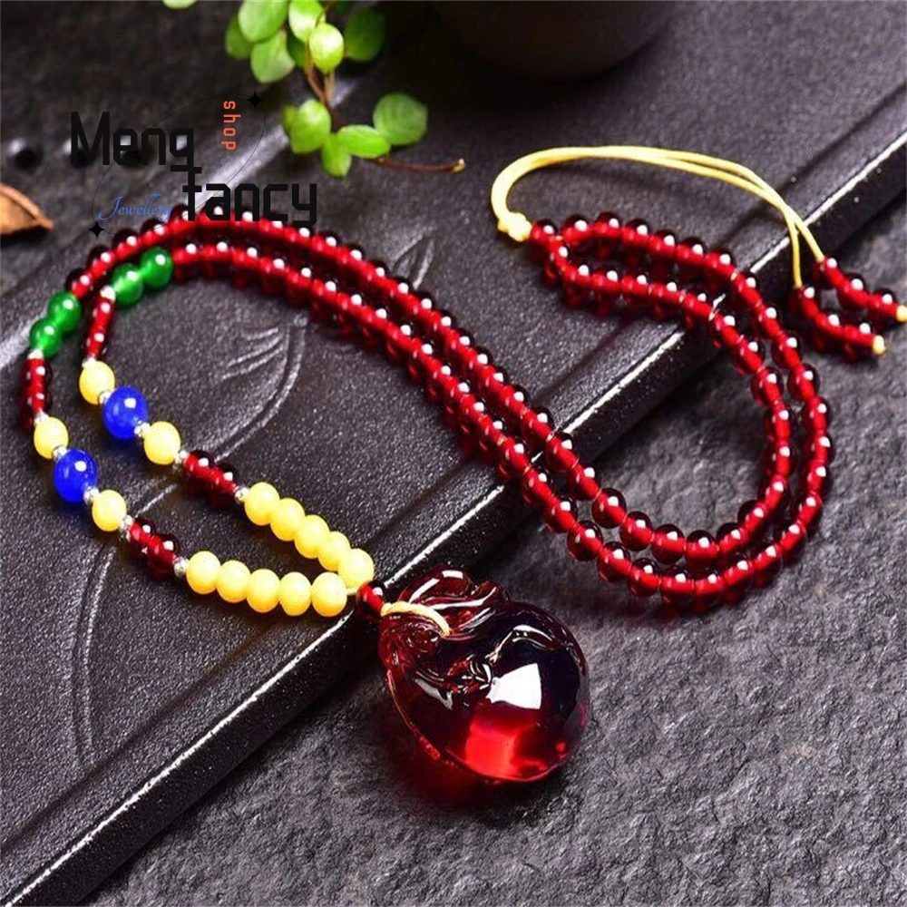 High-Grade Beeswax Amber Blood Amber Money Bag Men's And Women's Pendant Bracelets Fashion Jewelry Handicraft Best Selling
High-Grade Beeswax Amber Blood Amber Money Bag Men's And Women's Pendant Bracelets Fashion Jewelry Handicraft Best Selling