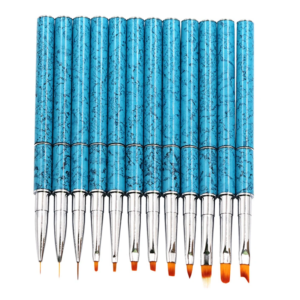 1pc Nail Art Pen 12# Dual-Use Manicure Brush With 2 Brush Heads Durable Long Handle For Home Salon Use
1pc Nail Art Pen 12# Dual-Use Manicure Brush With 2 Brush Heads Durable Long Handle For Home Salon Use