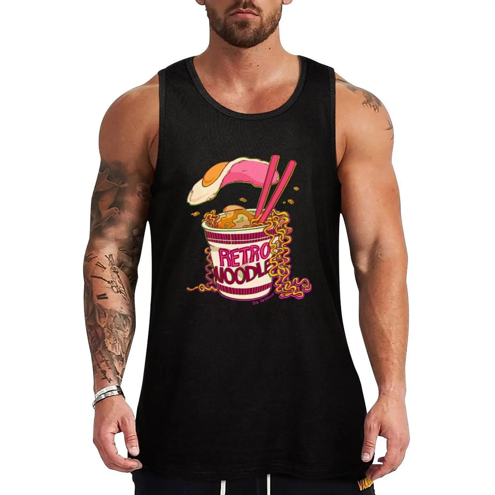 RETRO NOODLES Tank Top Simple Graphic Tank Top Minimal Print Sleeveless
RETRO NOODLES Tank Top Simple Graphic Tank Top Minimal Print Sleeveless
