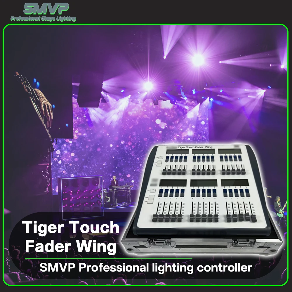 Tiger Touch Fader Wing Console DMX Lighting Controller Compatible With Tiger Touch II Music Professional Dj Disco Light Machine
Tiger Touch Fader Wing Console DMX Lighting Controller Compatible With Tiger Touch II Music Professional Dj Disco Light Machine