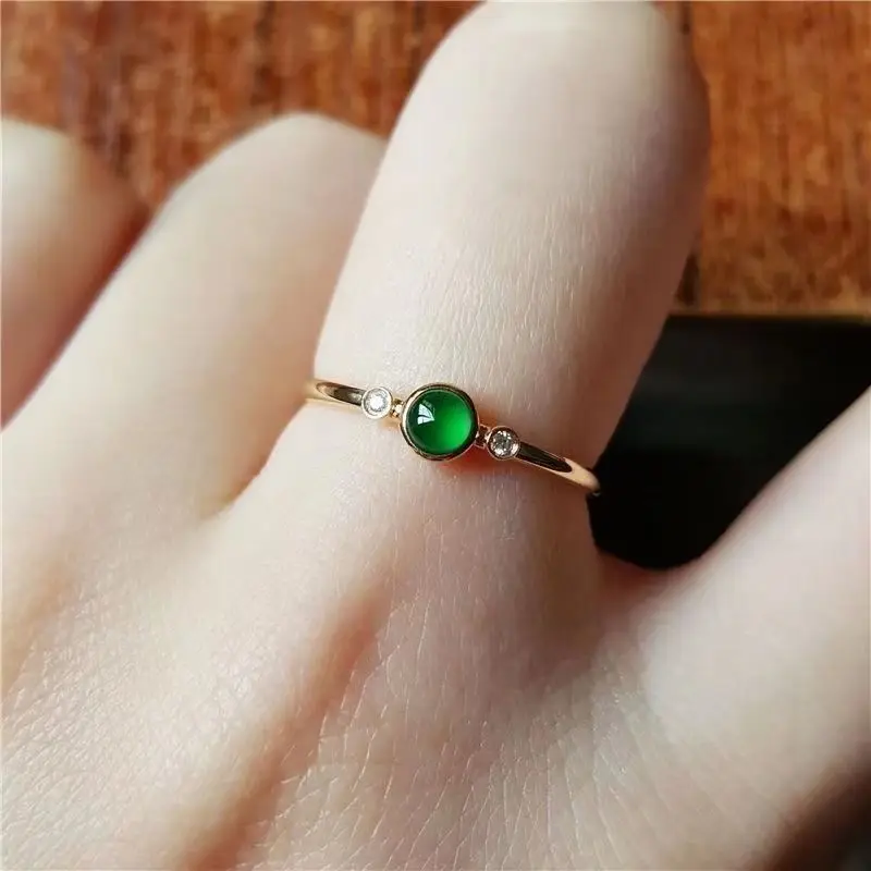 Natural green chalcedony circular mini rings for women minimalist design classic charm party silver New in jewelry adjustable
Natural green chalcedony circular mini rings for women minimalist design classic charm party silver New in jewelry adjustable