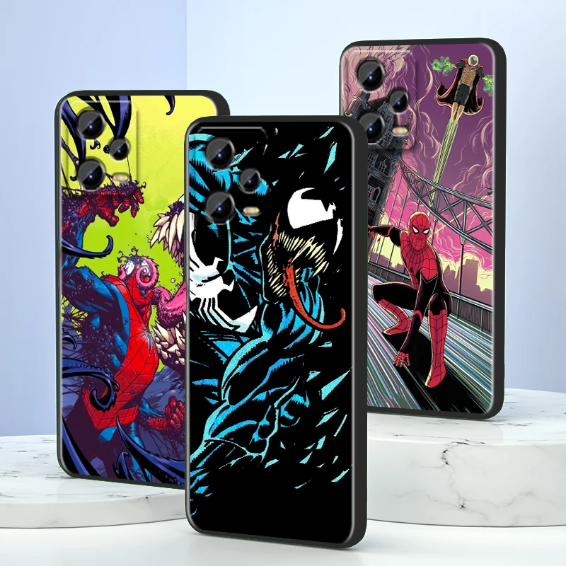 Marvel Spider-Man Anime Cool For Xiaomi Redmi Note 13 12R 12 12S Turbo 11 11T 11S 10 10S Pro Plus 5G Black Cover Phone Case
Marvel Spider-Man Anime Cool For Xiaomi Redmi Note 13 12R 12 12S Turbo 11 11T 11S 10 10S Pro Plus 5G Black Cover Phone Case