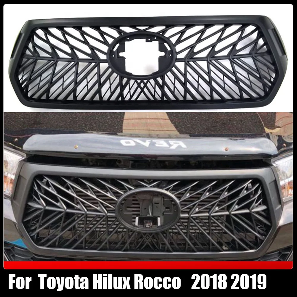 Car Accessories Modified ABS Racing Grill Front Bumper Mask Mesh Cover Front Grills Grille For Toyota Hilux Rocco 2018 2019
Car Accessories Modified ABS Racing Grill Front Bumper Mask Mesh Cover Front Grills Grille For Toyota Hilux Rocco 2018 2019