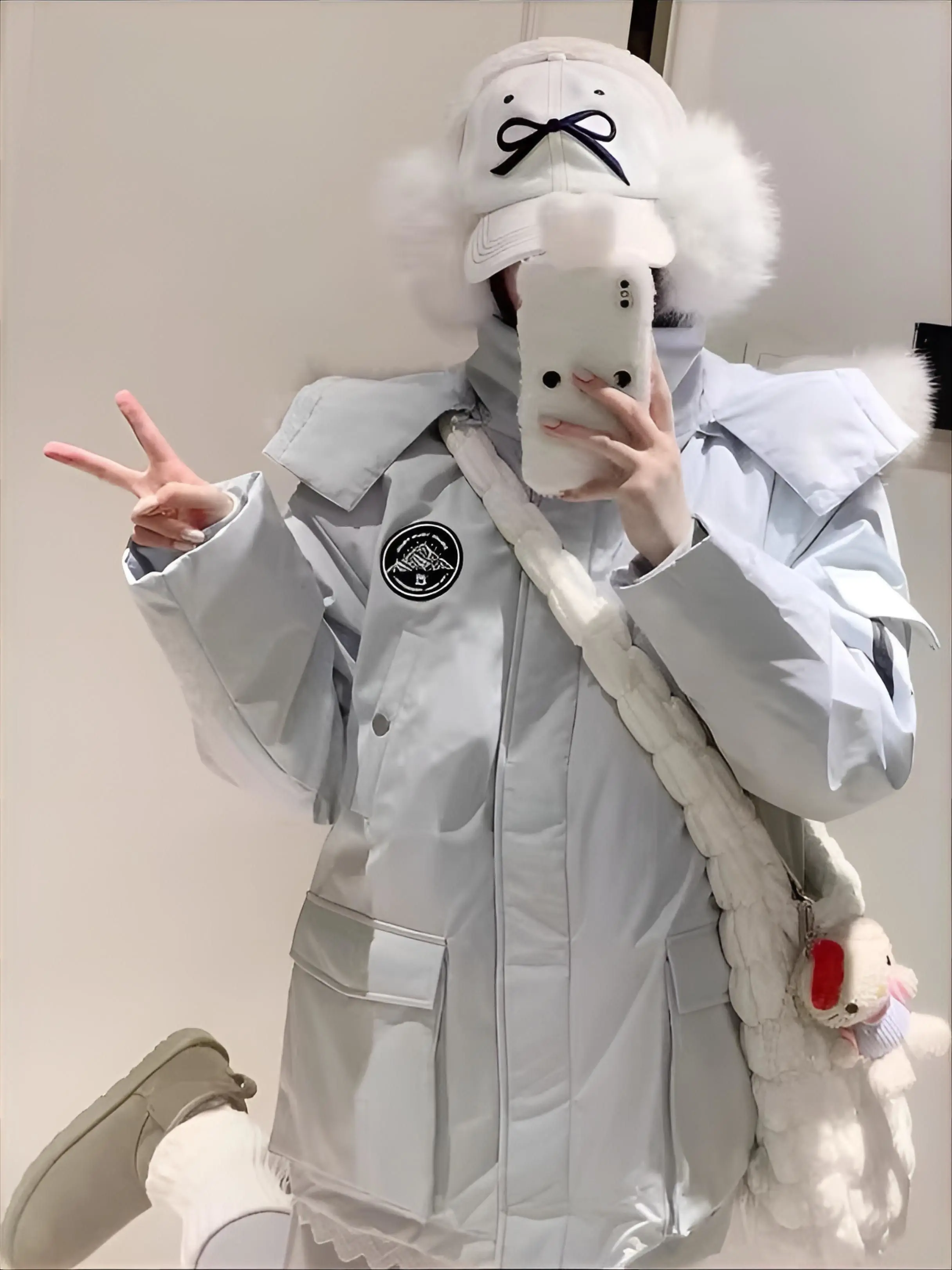 Parkas Jacket Woman Womens Autumn Cinching Lattice Mock Coating Waist-Closed Women'S Tied Wool-Feel Zipper Fur Geometric Ladies
Parkas Jacket Woman Womens Autumn Cinching Lattice Mock Coating Waist-Closed Women'S Tied Wool-Feel Zipper Fur Geometric Ladies