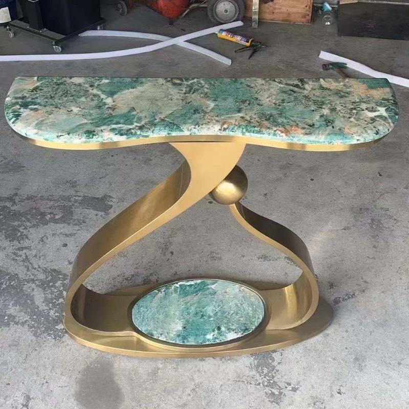 Entrance table Marble console table Home stainless steel entrance table Minimalist style
Entrance table Marble console table Home stainless steel entrance table Minimalist style
