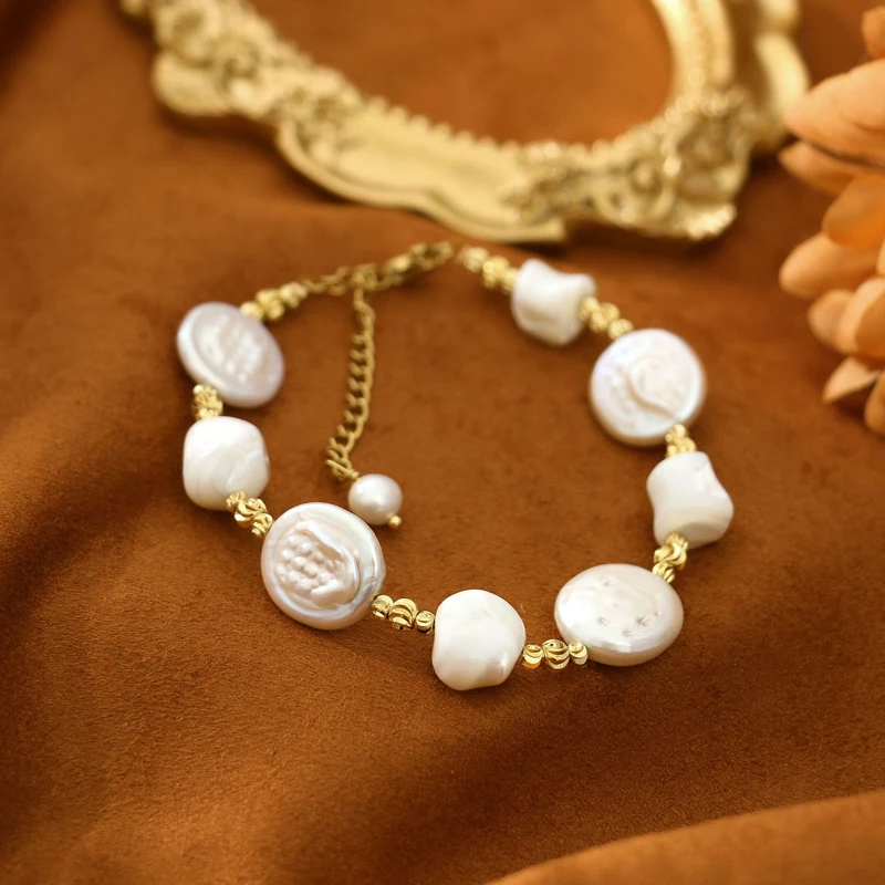 2024 New Elegant Baroque Natural Pearl Bracelet For Woman Luxury Bracelet Fashion Girl's Sweet Jewelry
2024 New Elegant Baroque Natural Pearl Bracelet For Woman Luxury Bracelet Fashion Girl's Sweet Jewelry