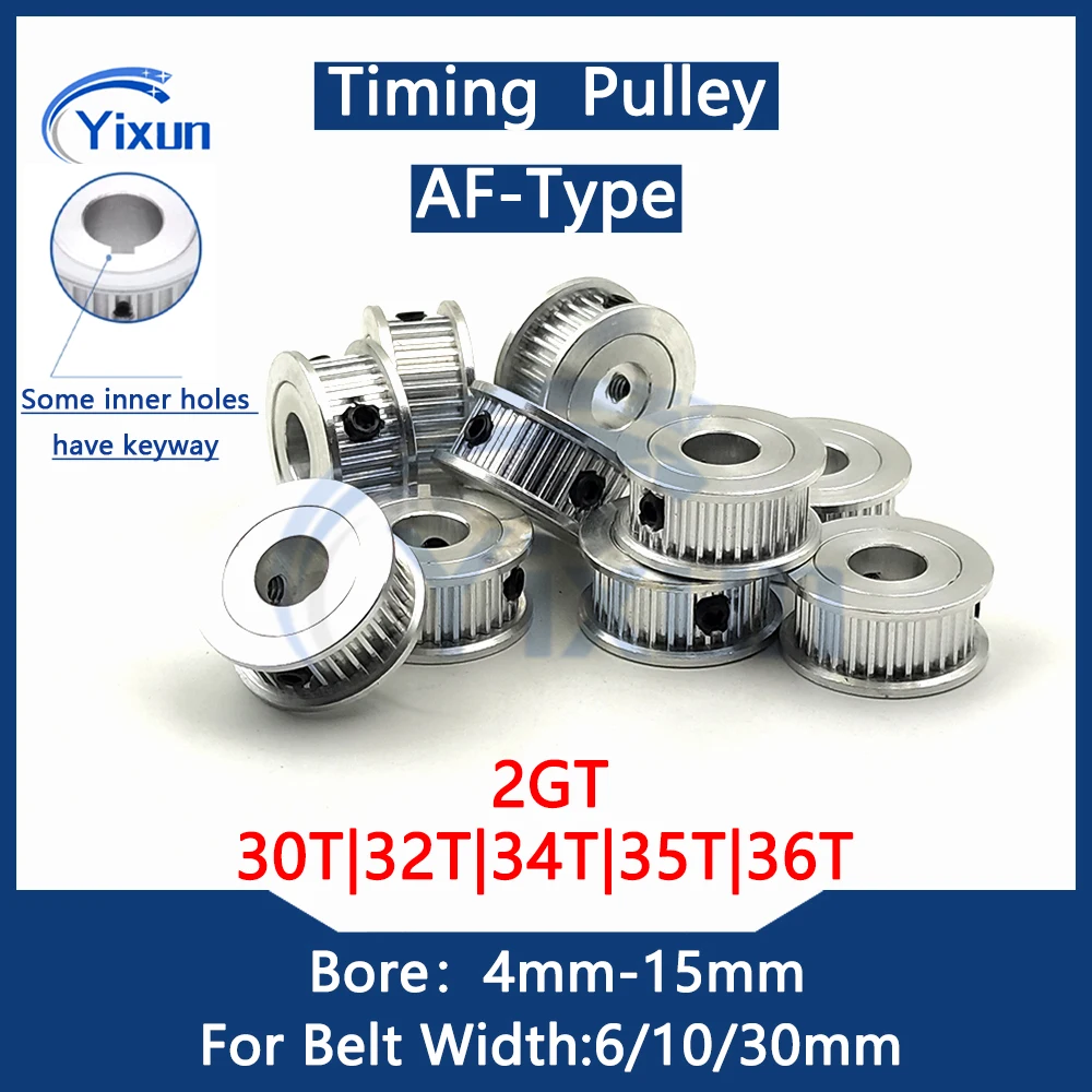2GT GT2 30 32 34 35 36Teeth Timing Pulley Bore 4/5/6/6.35/7/8/10/12/12.7/14/15mm Fit Belt Width 6/10/30mm G2M Synchronous Wheel
2GT GT2 30 32 34 35 36Teeth Timing Pulley Bore 4/5/6/6.35/7/8/10/12/12.7/14/15mm Fit Belt Width 6/10/30mm G2M Synchronous Wheel