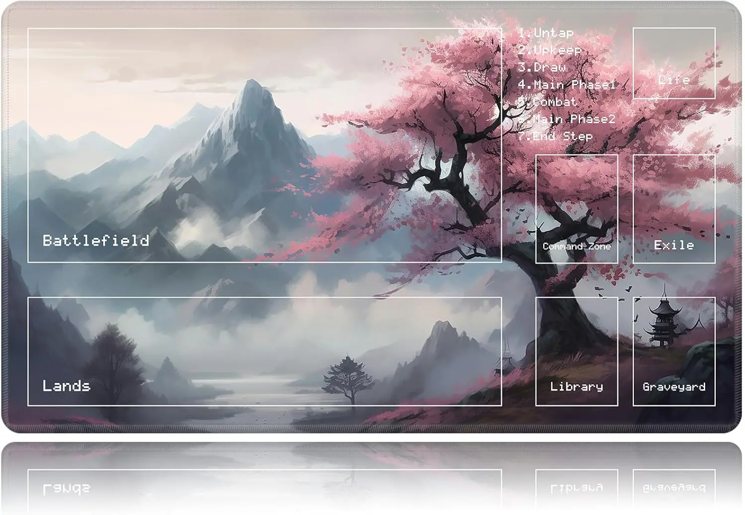 Pink cherry blossom landscape game pad card anti-slip rubber durable washable PC accessories, high-definition printing
Pink cherry blossom landscape game pad card anti-slip rubber durable washable PC accessories, high-definition printing