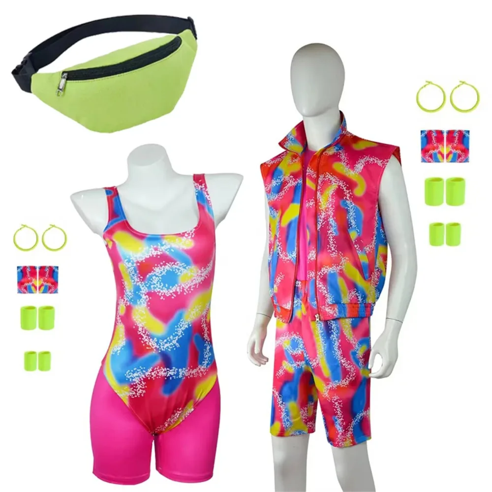 Movie Ryan Gosling Cosplay Costume Stripe Uniform Set for Women Beach Wear Suits Adult Halloween Carnival Party Clothes Roleplay
Movie Ryan Gosling Cosplay Costume Stripe Uniform Set for Women Beach Wear Suits Adult Halloween Carnival Party Clothes Roleplay