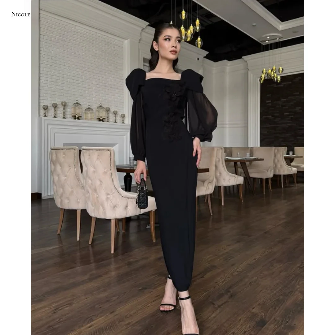 Nicole Fishtail Skirt Party Dress for Wedding Dresses Wedding Party Dress Square Leader Custom Made Puff Sleeves Elegant Gowns
Nicole Fishtail Skirt Party Dress for Wedding Dresses Wedding Party Dress Square Leader Custom Made Puff Sleeves Elegant Gowns