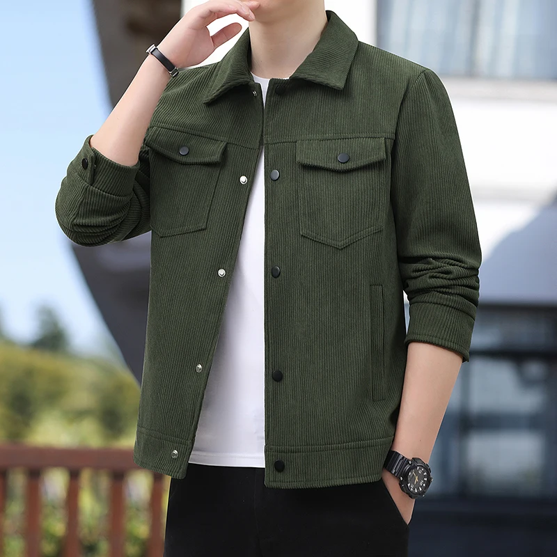 Corduroy Jacket Men's Autumn and Autumn Windproof Fashion Business Fashion British Style Coat Corduroy Trend Pocket Jacket
Corduroy Jacket Men's Autumn and Autumn Windproof Fashion Business Fashion British Style Coat Corduroy Trend Pocket Jacket