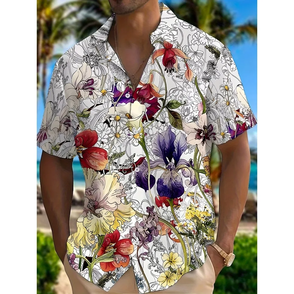 Unisex Hawaiian-inspired print short-sleeved shirt - casual summer style collared design a must-have for travel
Unisex Hawaiian-inspired print short-sleeved shirt - casual summer style collared design a must-have for travel