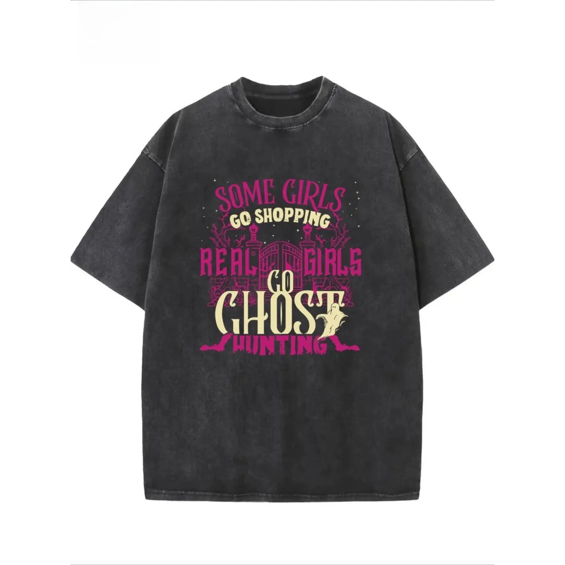 Funny Halloween T-Shirt "Girls Go Ghost Hunting" Graphic Tee Unisex Washed Retro Gothic Top Spooky Sarcastic Cotton Gift
Funny Halloween T-Shirt "Girls Go Ghost Hunting" Graphic Tee Unisex Washed Retro Gothic Top Spooky Sarcastic Cotton Gift