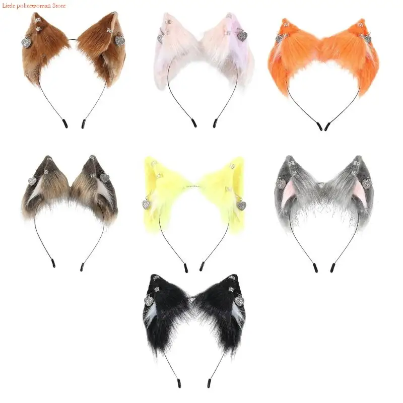 F92D Furry Faux Furs Cosplay Headgear Secure Fit For Anime Conventions Role Play Costume
F92D Furry Faux Furs Cosplay Headgear Secure Fit For Anime Conventions Role Play Costume