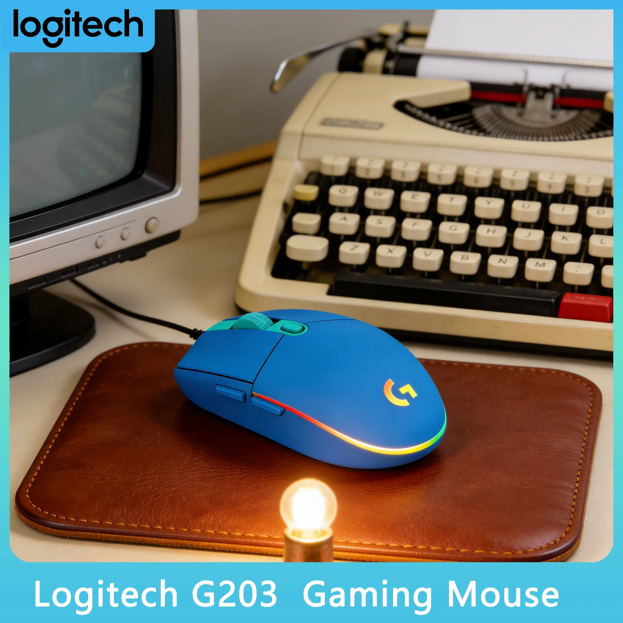 Logitech G203 Wired Gaming Mouse Anti-Scratch Bottom for Smooth Glide
Logitech G203 Wired Gaming Mouse Anti-Scratch Bottom for Smooth Glide