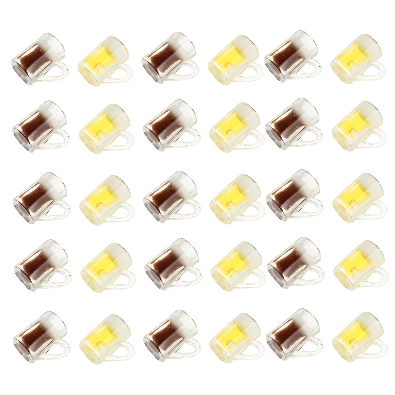 30 Pcs Resin Beer Bottle Models Lightweight Fine Workmanship Simulation Design Bright Color DIY Crafts Miniatures Beer Decor
30 Pcs Resin Beer Bottle Models Lightweight Fine Workmanship Simulation Design Bright Color DIY Crafts Miniatures Beer Decor