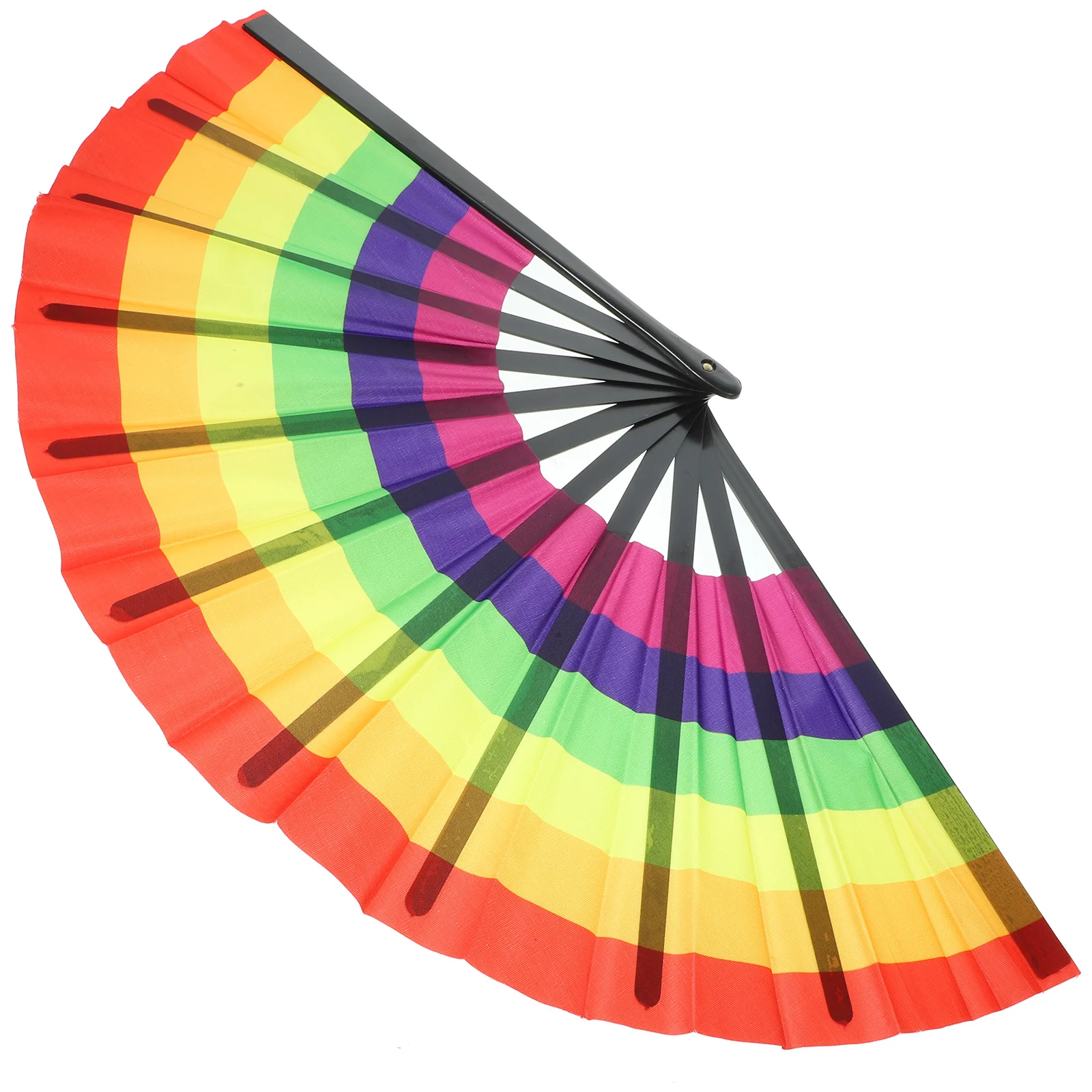 Rainbow Folding Hand Fan Plastic Sturdy Lightweight Fan Stage Dance Performance Cosplay Party Dance Folding Fans
Rainbow Folding Hand Fan Plastic Sturdy Lightweight Fan Stage Dance Performance Cosplay Party Dance Folding Fans