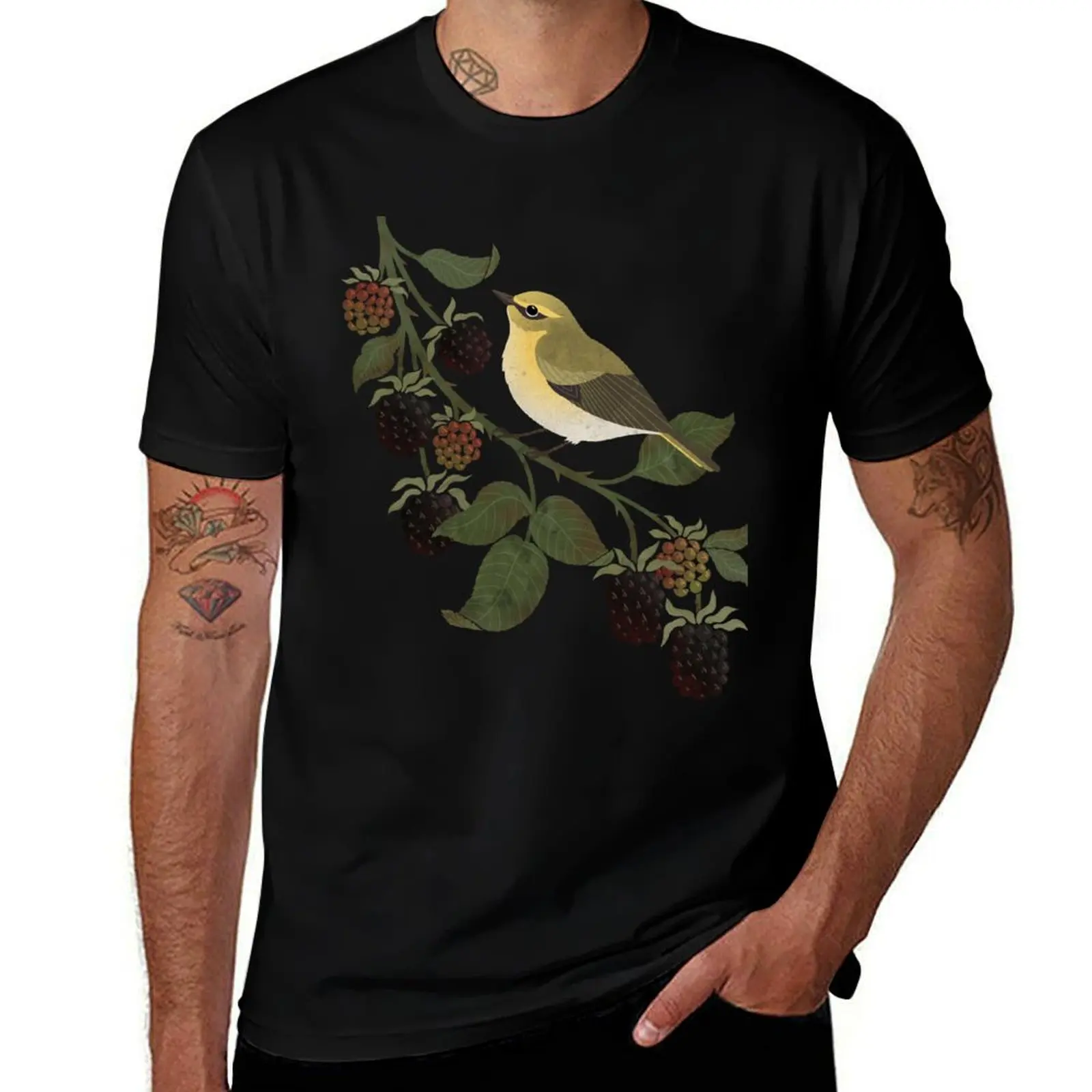 Chiffchaff in Blackberries T-Shirt t shirt for man 100 percent cotton t shirts for man graphic tees T-Shirt
Chiffchaff in Blackberries T-Shirt t shirt for man 100 percent cotton t shirts for man graphic tees T-Shirt
