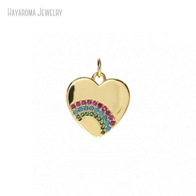 2Pcs Copper Wholesale Invisible Setting Gift For Her Rainbows Jewelry Hearts Heart Shape Point Gold Color Charms PM47554
2Pcs Copper Wholesale Invisible Setting Gift For Her Rainbows Jewelry Hearts Heart Shape Point Gold Color Charms PM47554