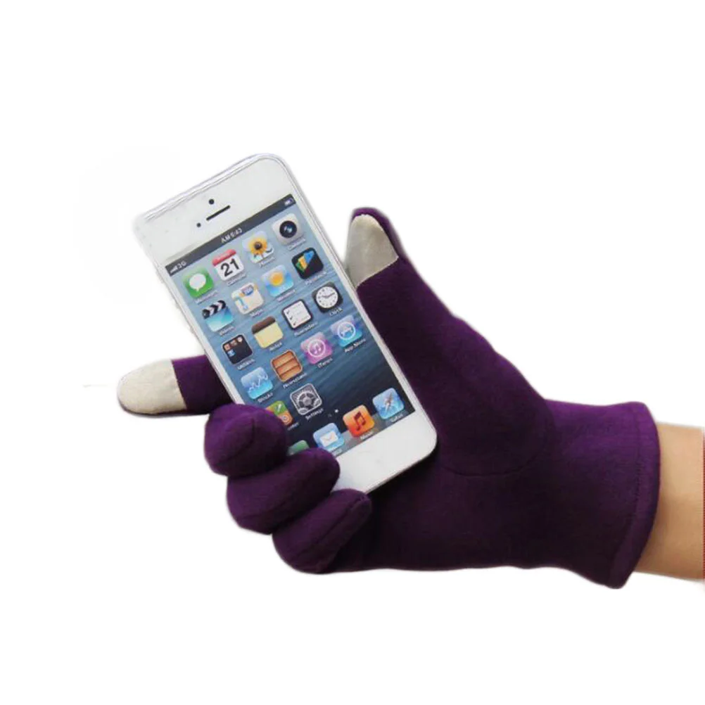 Touch Screen Warm Women Windproof Anti-Slip Riding Winter Gloves Breathable Sweat-Absorbent Cotton Gloves Purple Free Size
Touch Screen Warm Women Windproof Anti-Slip Riding Winter Gloves Breathable Sweat-Absorbent Cotton Gloves Purple Free Size