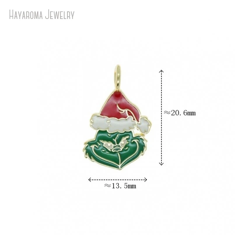 5Pcs Wholesale Metal Copper Pendant Christmas Jewelry Gold Color Enamel Cap Charms PM51543
5Pcs Wholesale Metal Copper Pendant Christmas Jewelry Gold Color Enamel Cap Charms PM51543