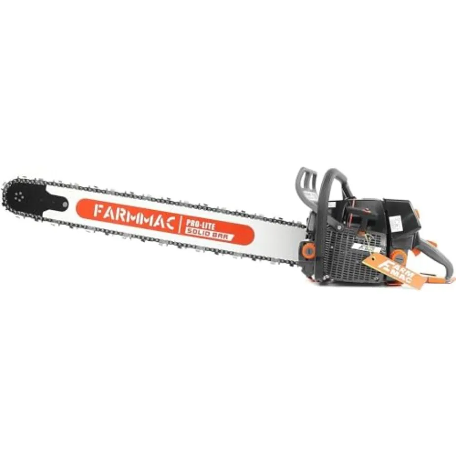 36 Inch Gas Chainsaw 92cc Chainsaw 2-Cycle Power Chain Saws 5.2KW 7HP All Parts Compatible MS660 G660 (F660V W/ 36" GUIDE BAR)
36 Inch Gas Chainsaw 92cc Chainsaw 2-Cycle Power Chain Saws 5.2KW 7HP All Parts Compatible MS660 G660 (F660V W/ 36" GUIDE BAR)