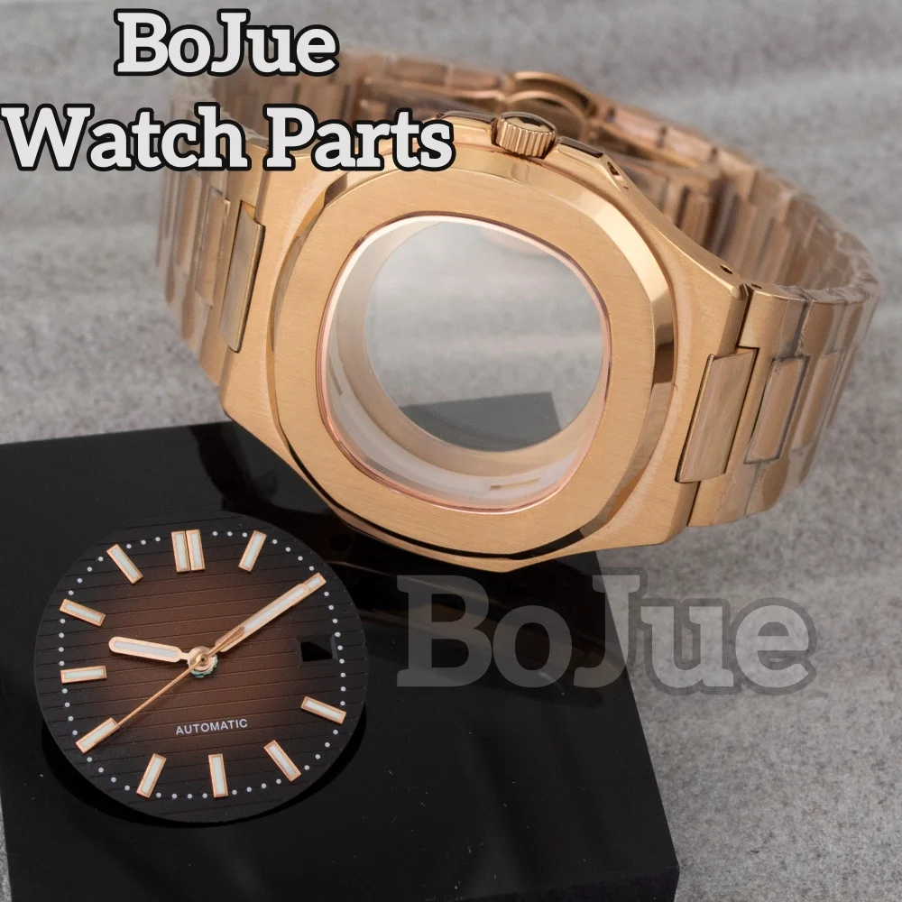 41mm Square NH35 Watch Case Rose Gold PVD for NH35 NH36 7S 4R Movement Sapphire Crystal Glass 30.5mm Dial Nautilus Cases Strap
41mm Square NH35 Watch Case Rose Gold PVD for NH35 NH36 7S 4R Movement Sapphire Crystal Glass 30.5mm Dial Nautilus Cases Strap