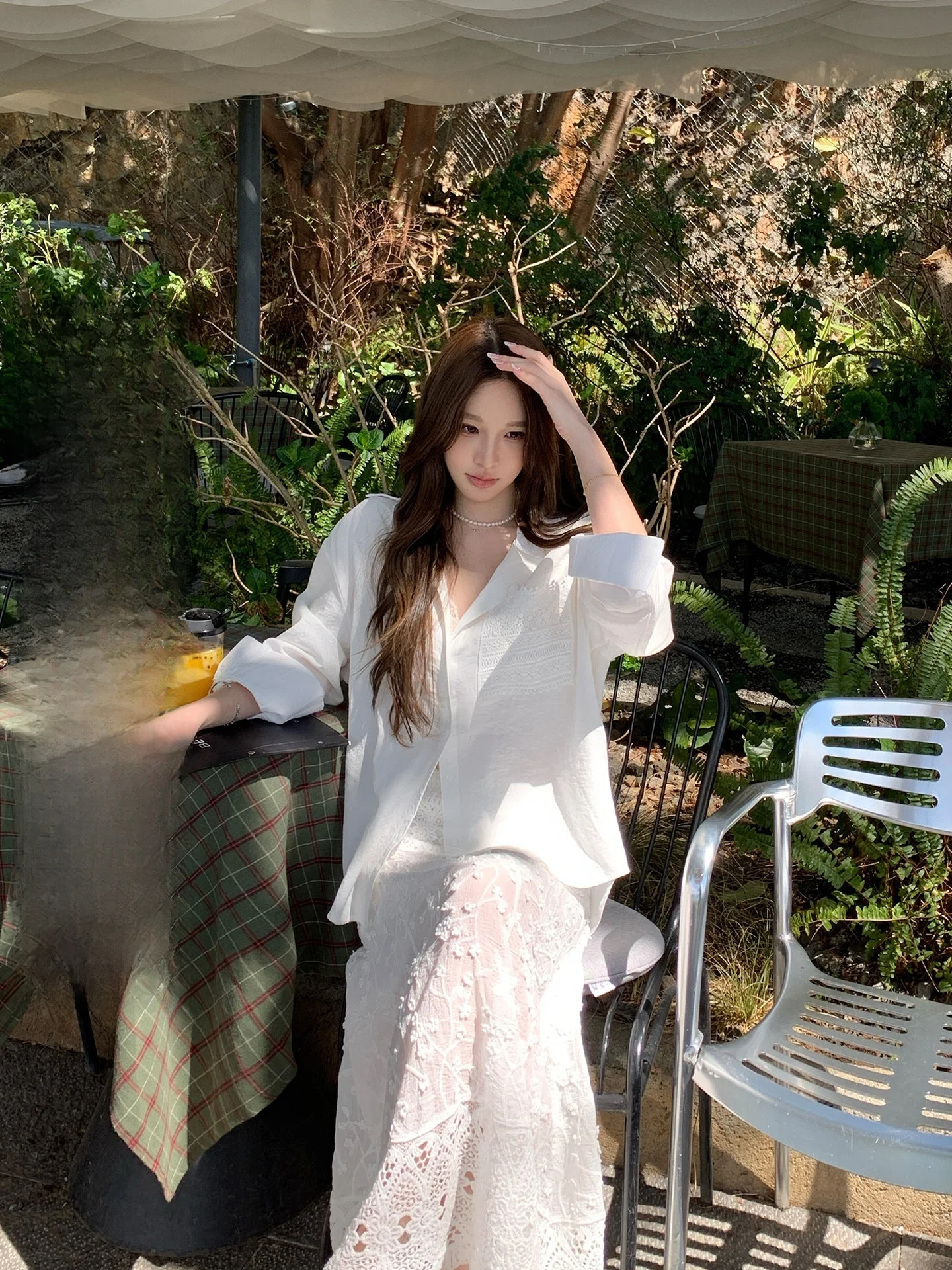 YEAHLOU Summer New Simple Sun Protection Long Sleeve Women's Shirt Lightweight Pleated Texture Cotton Blend Casual Shirt
YEAHLOU Summer New Simple Sun Protection Long Sleeve Women's Shirt Lightweight Pleated Texture Cotton Blend Casual Shirt