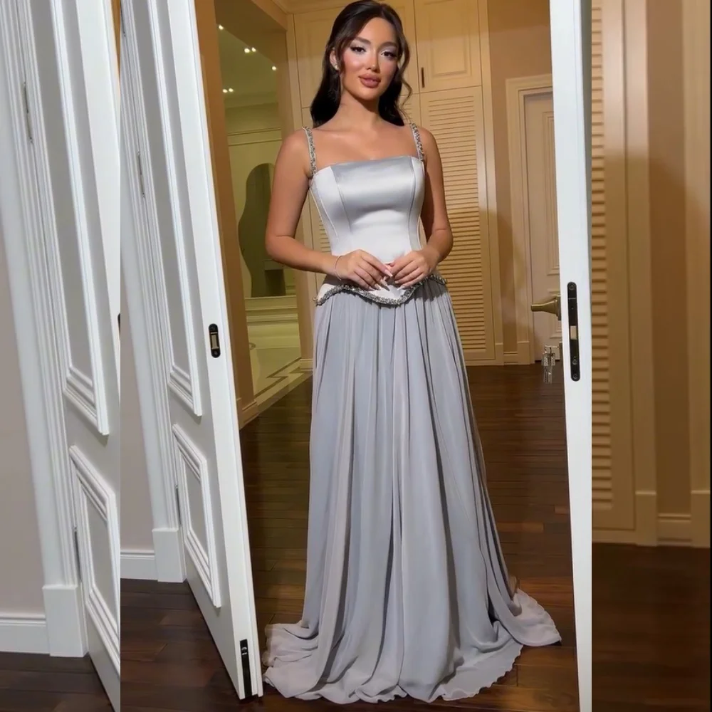 Customized Sparkle Charmeuse Pleat Sequined A-line Spaghetti Strap Long Dresses Bespoke Occasion Dresses Elegant
Customized Sparkle Charmeuse Pleat Sequined A-line Spaghetti Strap Long Dresses Bespoke Occasion Dresses Elegant