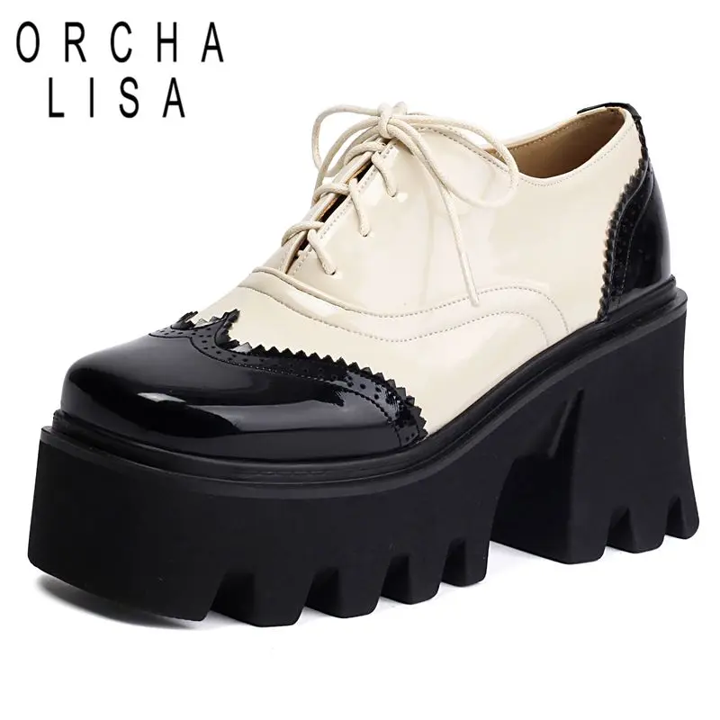 ORCHA LISA Shiny Women Pumps Square Toe Thick Heels 8cm Platform 4cm Lace Up Mixed Color Plus Size 41 42 43 Leisure Daily Shoes
ORCHA LISA Shiny Women Pumps Square Toe Thick Heels 8cm Platform 4cm Lace Up Mixed Color Plus Size 41 42 43 Leisure Daily Shoes