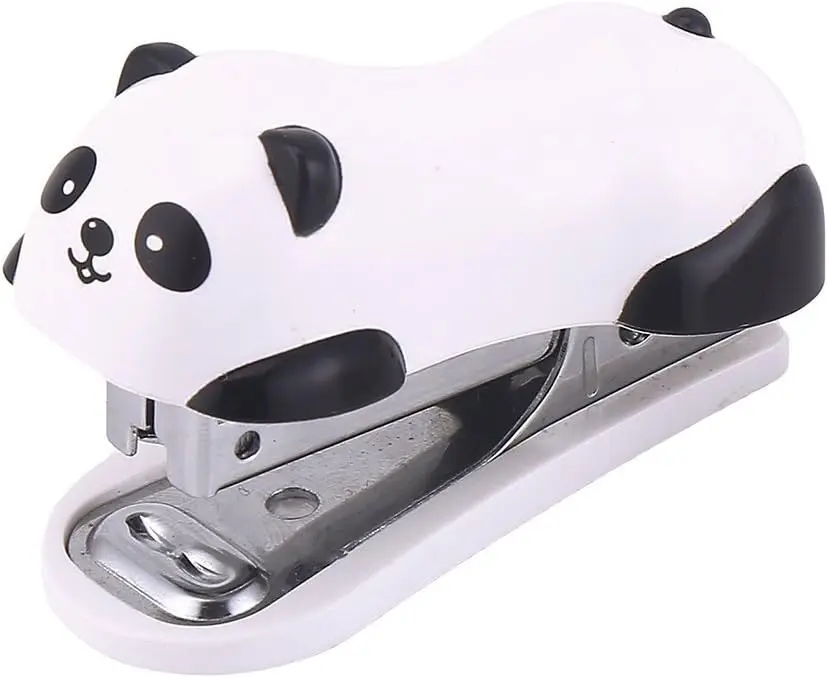 Cute Panda Mini Desktop Stapler with 1000 Staples for Home Office Christmas Party Favors
Cute Panda Mini Desktop Stapler with 1000 Staples for Home Office Christmas Party Favors