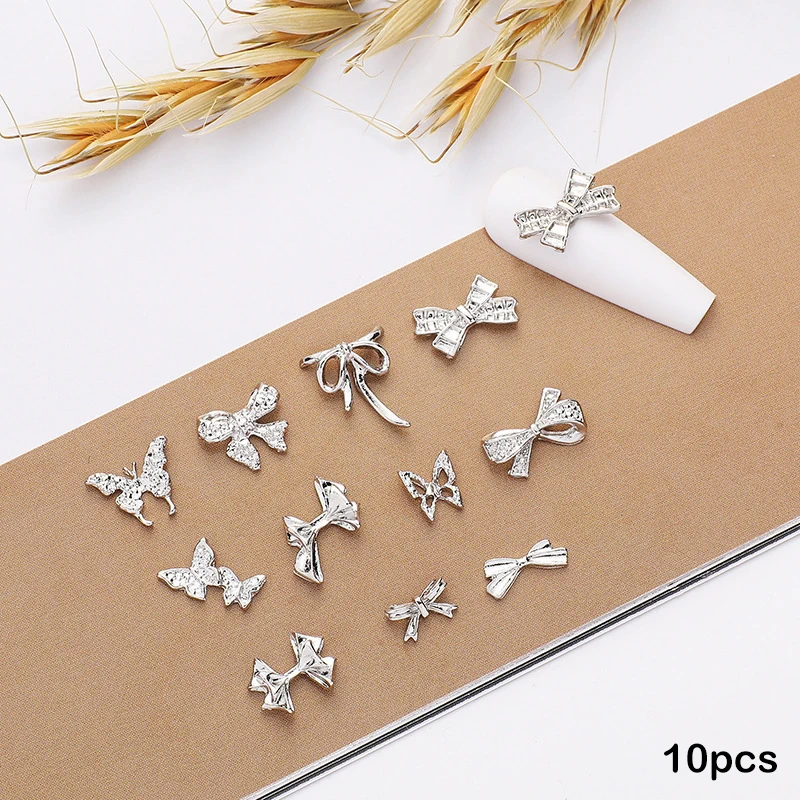 10pcs Butterfly Shaped Nail Crystal Flash Nail Charms Ornament Alloy Nail Rhinestone Jewelry Accessories Nail DIY Supplies
10pcs Butterfly Shaped Nail Crystal Flash Nail Charms Ornament Alloy Nail Rhinestone Jewelry Accessories Nail DIY Supplies