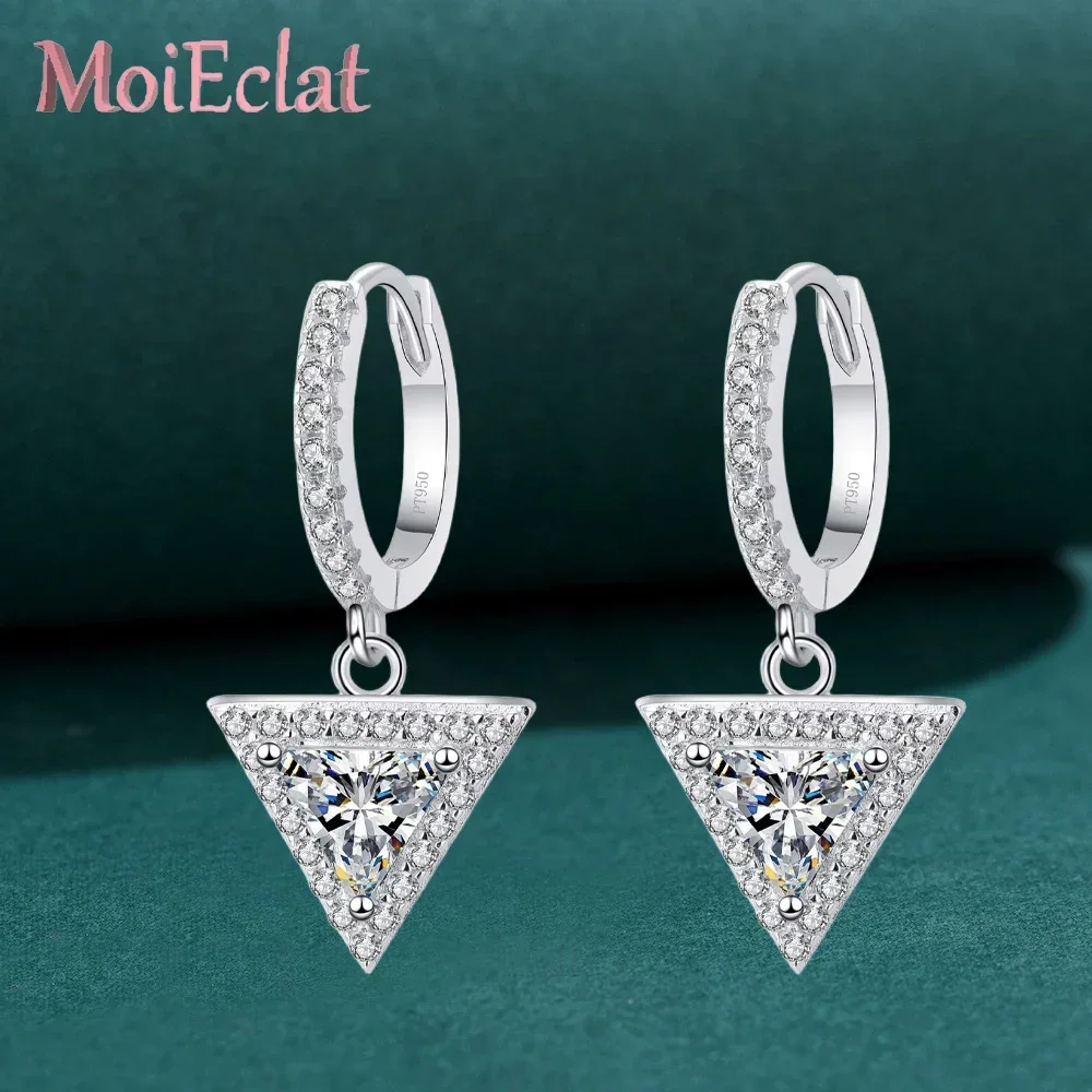 Роскошные серьги-подвески Radiant Geometry Platinum Pt950 для женщин, треугольные серьги с муассанитом 1/2 карата, свадебные ювелирные украшения
Роскошные серьги-подвески Radiant Geometry Platinum Pt950 для женщин, треугольные серьги с муассанитом 1/2 карата, свадебные ювелирные украшения