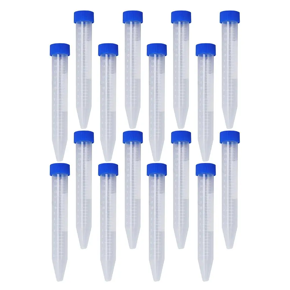 30 Pcs Centrifuge Tube Anticoagulant Conical Tubes Test with Screw Caps Graduated Container Plastic Atomization
30 Pcs Centrifuge Tube Anticoagulant Conical Tubes Test with Screw Caps Graduated Container Plastic Atomization