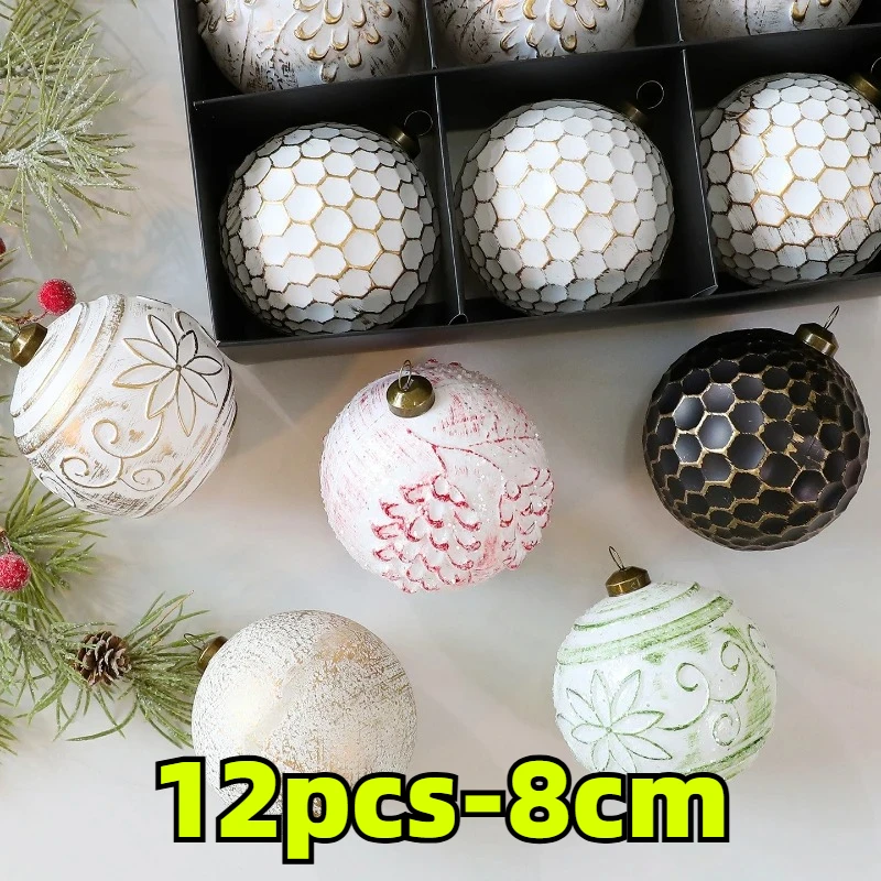 2026 New 12pcs-8cm Light Luxury Christmas Ball Retro Christmas Tree Hanging Pendants Printed Special-shaped Christmas Spheres
2026 New 12pcs-8cm Light Luxury Christmas Ball Retro Christmas Tree Hanging Pendants Printed Special-shaped Christmas Spheres
