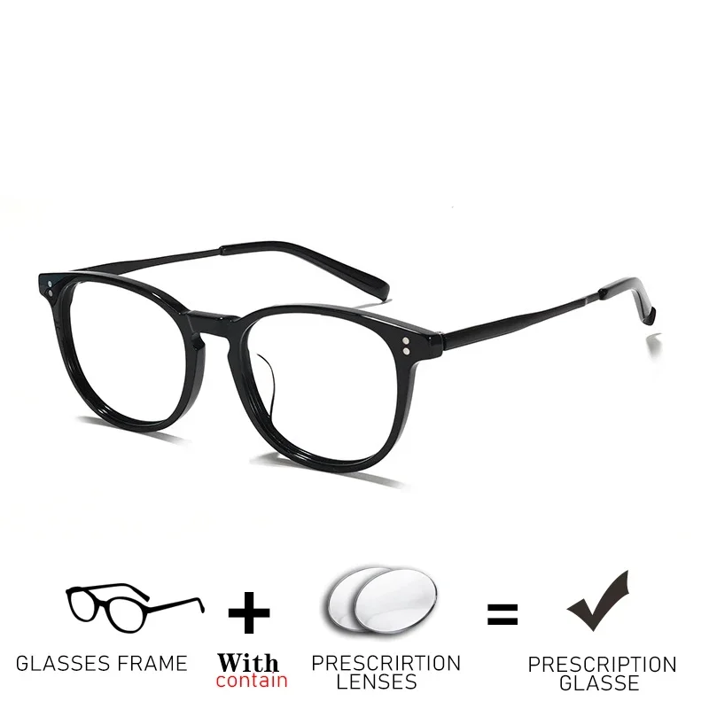 Men Women Prescription Glasses Frame Acetate Titanium Optical Progressive Myopia Hyperopia Retro Eyeglasses Sun Glasses
Men Women Prescription Glasses Frame Acetate Titanium Optical Progressive Myopia Hyperopia Retro Eyeglasses Sun Glasses